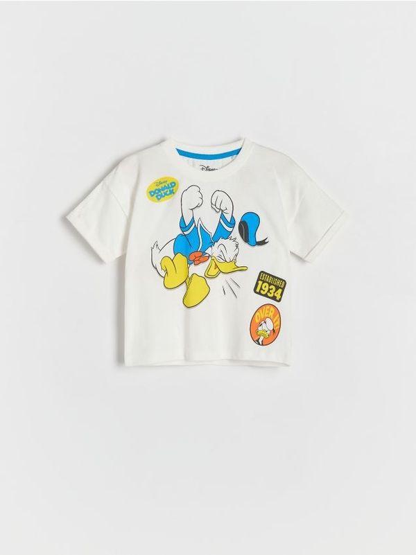 Reserved Reserved - Majica kratkih rukava Donald Duck - krem