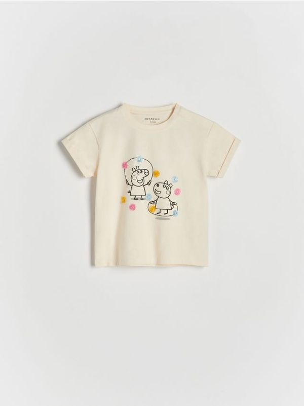 Reserved Reserved - Majica kratkih rukava Peppa Pig - boja kože