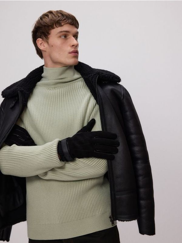 Reserved Reserved - MEN`S GLOVES - crno