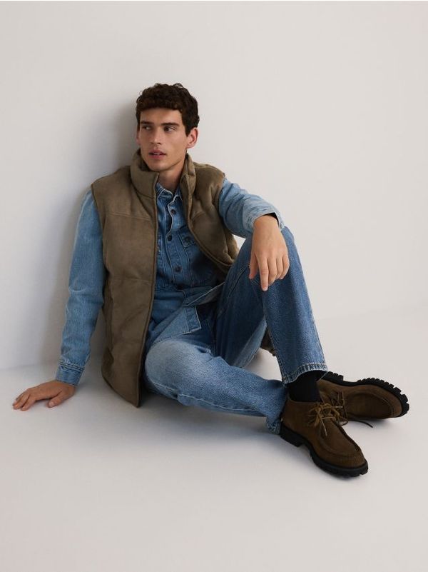 Reserved Reserved - MEN`S OUT VEST - bež