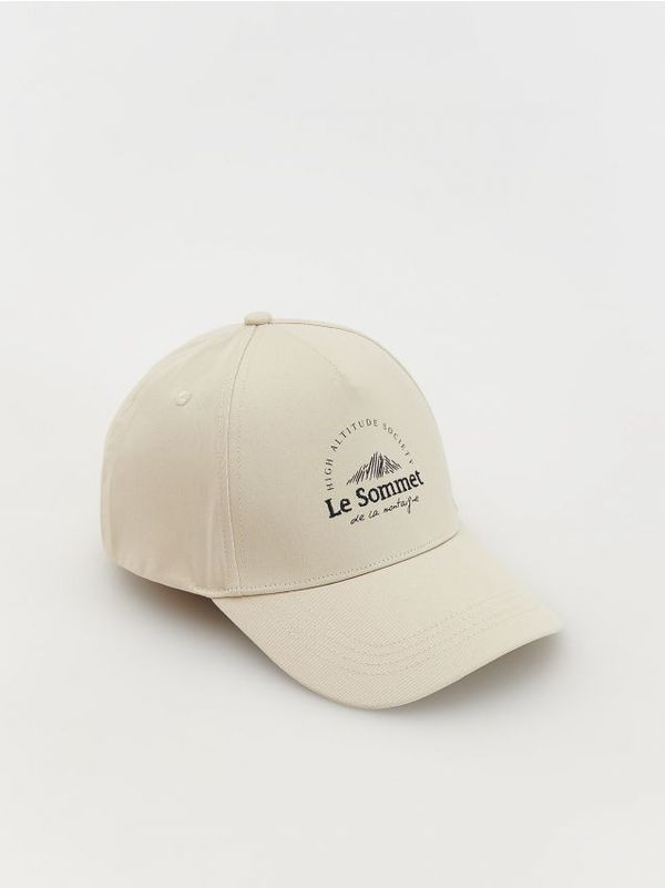 Reserved Reserved - MEN`S PEAKED CAP - bež