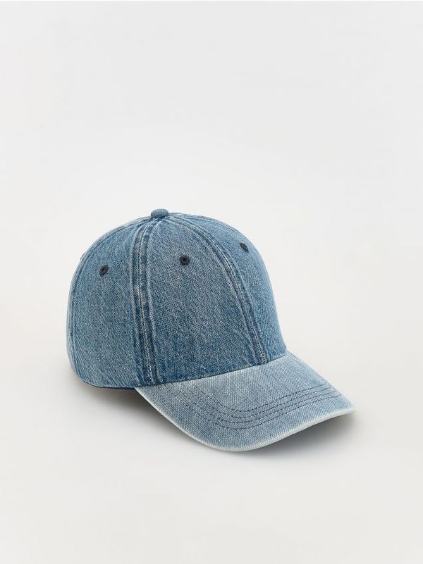 Reserved Reserved - MEN`S PEAKED CAP - plava