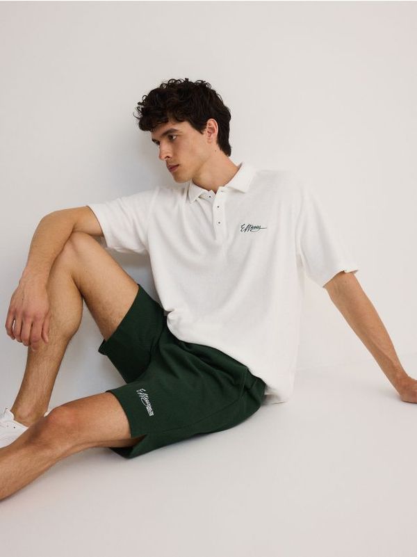 Reserved Reserved - MEN`S POLO - krem