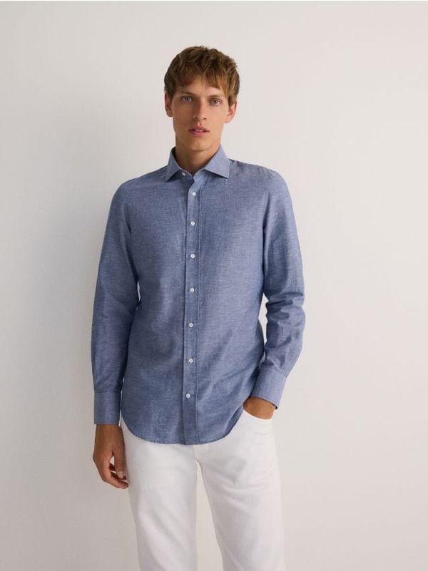 Reserved Reserved - MEN`S SHIRT - bljedoplavo