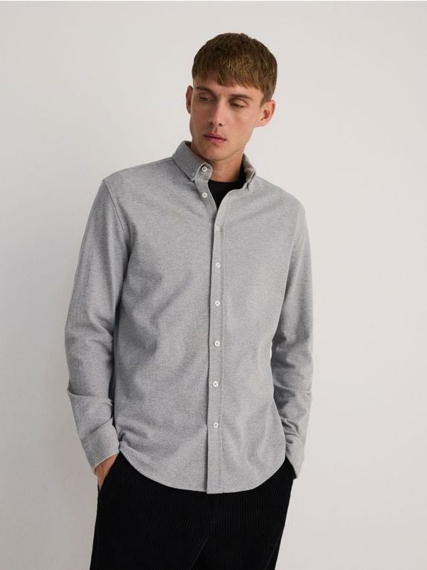 Reserved Reserved - MEN`S SHIRT - light grey
