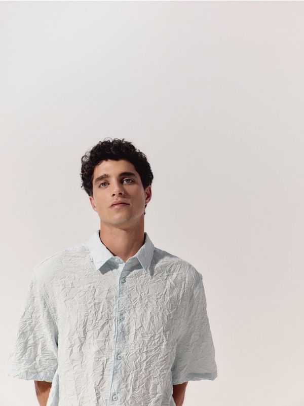 Reserved Reserved - MEN`S SHIRT - svjetloplavo