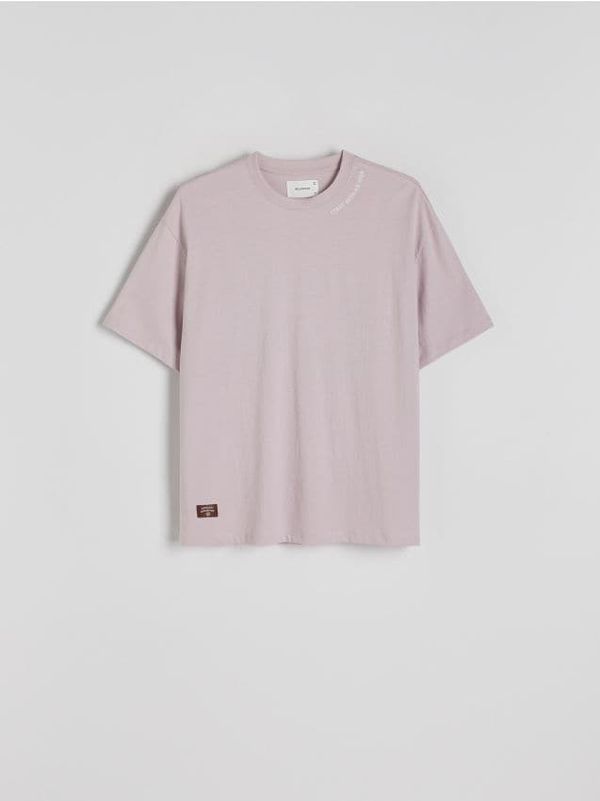 Reserved Reserved - MEN`S T-SHIRT - pastelnoružičasto