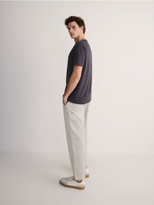 Reserved Reserved - MEN`S TROUSERS - bež