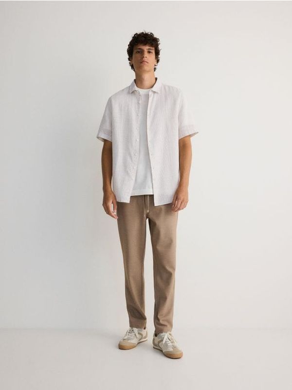 Reserved Reserved - MEN`S TROUSERS - bež