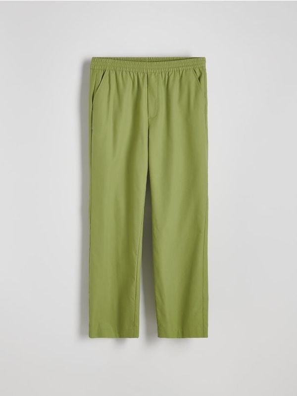 Reserved Reserved - MEN`S TROUSERS - bljedozeleno