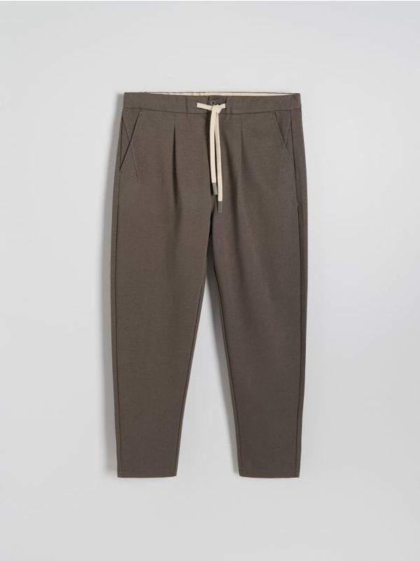 Reserved Reserved - MEN`S TROUSERS - prljavozeleno