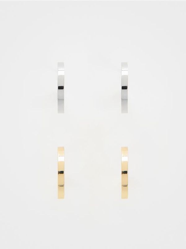 Reserved Reserved - Okrugle viseće naušnice 2 pack - šaren