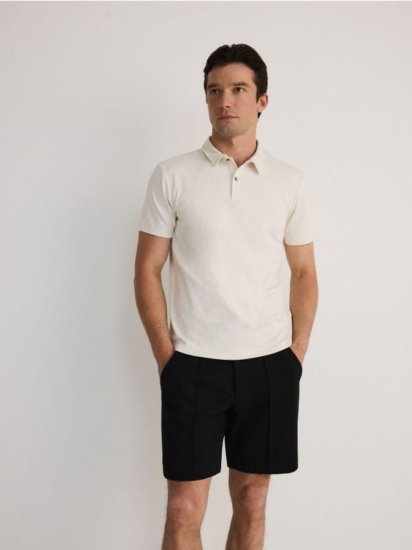 Reserved Reserved - Regular polo-majica - bež
