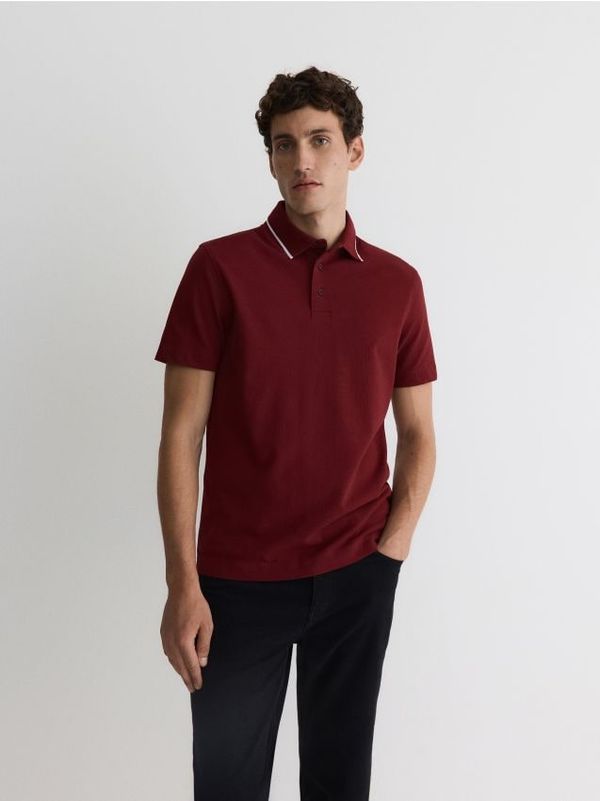 Reserved Reserved - Regular polo-majica - boja kestena
