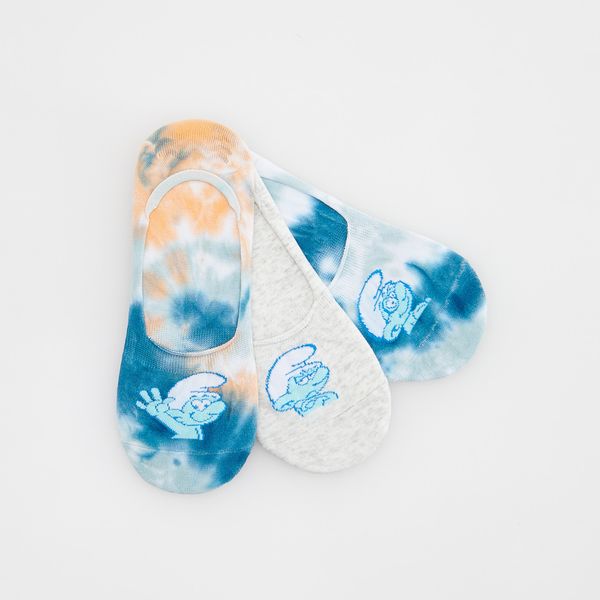 Reserved Reserved - Komplet od 3 para stopalica The Smurfs - Plava