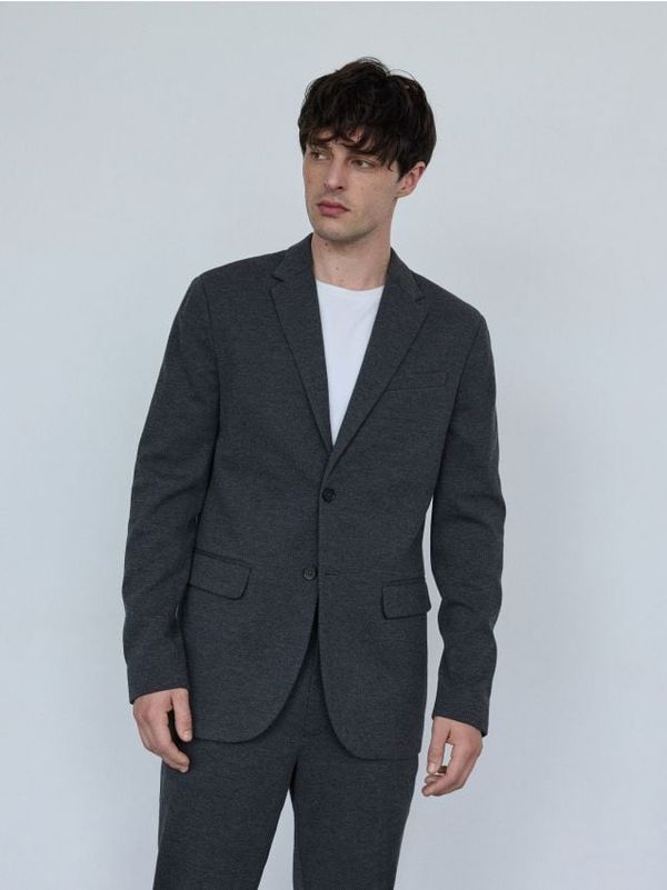 Reserved Reserved - Slim fit sako - tamnosivo