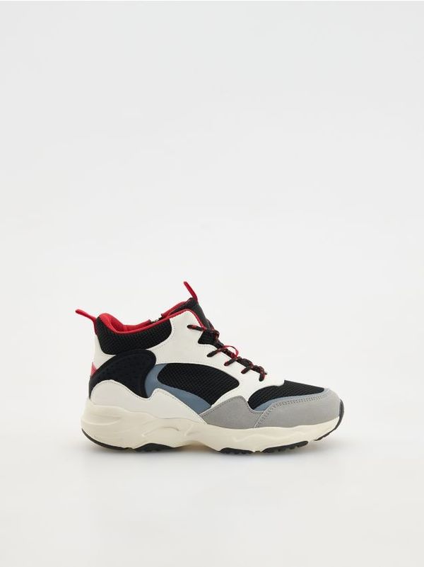Reserved Reserved - Visoke tenisice - light grey