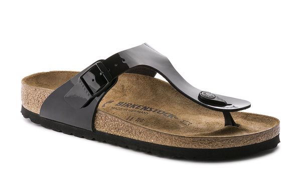 Birkenstock Birkenstock Gizeh BF Patent Black Regular Fit