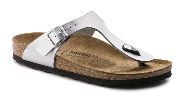 Birkenstock Birkenstock Gizeh Birko-Flor Silver Regular Fit