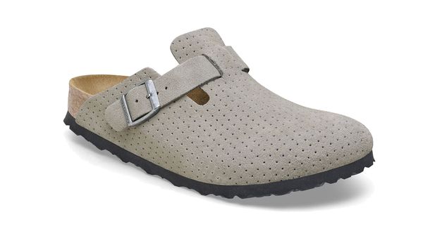 Birkenstock Birkenstock Boston BS Suede Embossed Narrow Fit