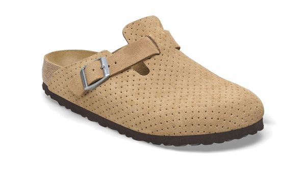 Birkenstock Birkenstock Boston BS Suede Embossed Regular Fit