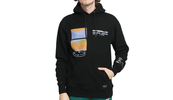 Caterpillar Caterpillar Fashion Pocket Hoodie Black