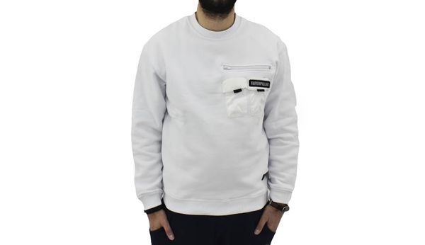 Caterpillar Caterpillar Multipocket Roundeck Hoodie