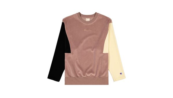 Champion Champion Velour Colour Block Sweatshirt