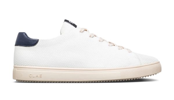 Clae Clae Bradley Knit White Navy