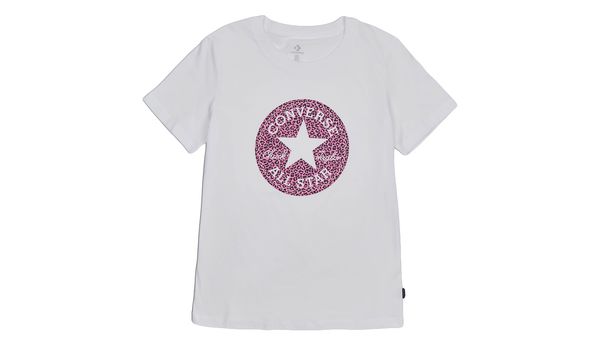 Converse Converse Script Logo Leopard Infill Classic Tee