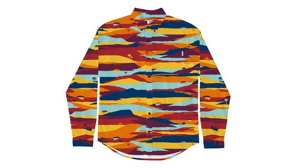 Dedicated Dedicated Shirt Varberg Sunset Orange