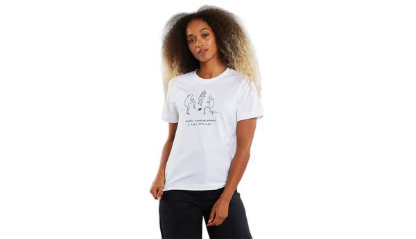 Dedicated Dedicated T-shirt Mysen A Man´s Feelings White