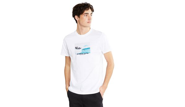 Dedicated Dedicated T-shirt Stockholm No Nature No Fun White