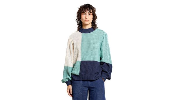 Dedicated Dedicated Sweater Knitted Rutbo Blocks Green