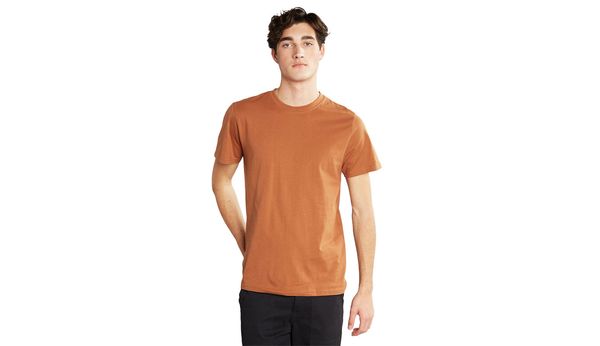 Dedicated Dedicated T-shirt Stockholm Base Rawhide Brown