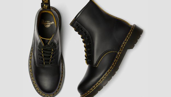 Dr. Martens Dr. Martens 1460 Double Stitch Leather Ankle Boots
