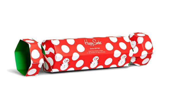 Happy Socks Happy Socks 2-Pack Big Dot Snowman Gift Set