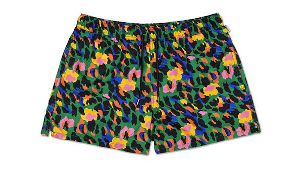 Happy Socks Happy Socks Leopard Swim Shorts