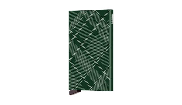 Secrid Secrid Cardprotector Laser Tartan Green