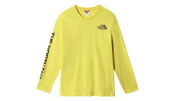 The North Face The North Face M Coordinates L/S Tee Acid Yellow