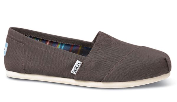 Toms Toms Alpargatas Ash Canvas