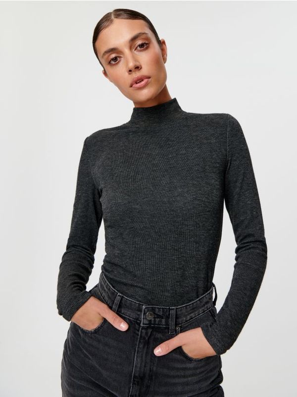 Sinsay Sinsay - Bluza s uspravnim ovratnikom