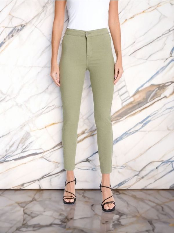 Sinsay Sinsay - High waist skinny traperice