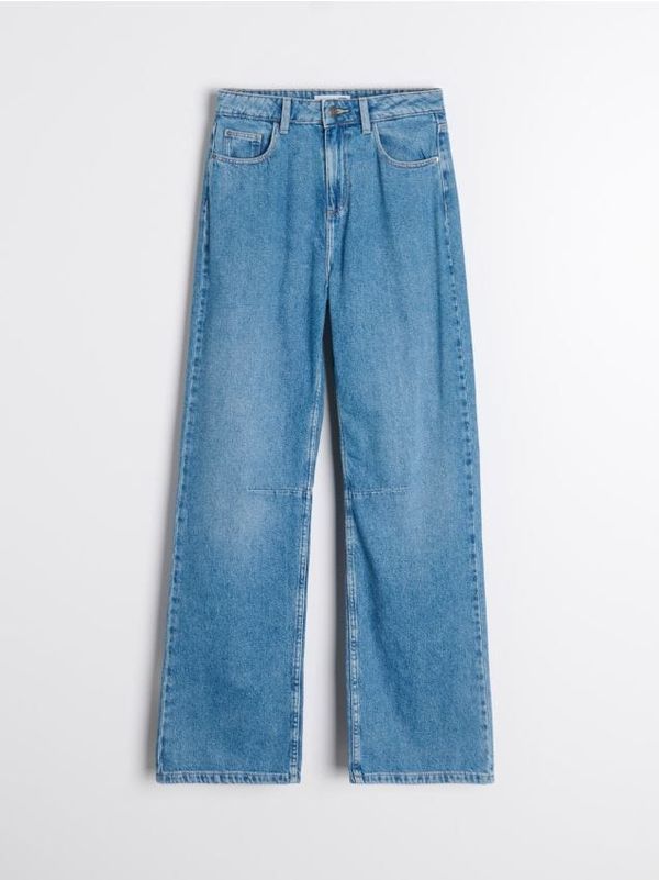 Sinsay Sinsay - High waist wide leg traperice