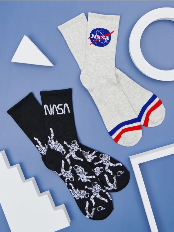 Sinsay Sinsay - Komplet od 2 para čarapa NASA