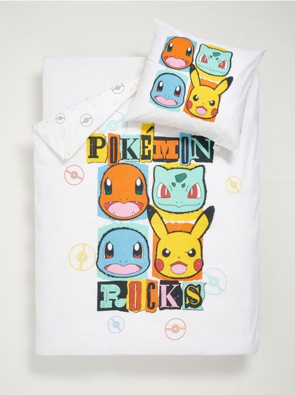 Sinsay Sinsay - Komplet pamučne posteljine Pokémon