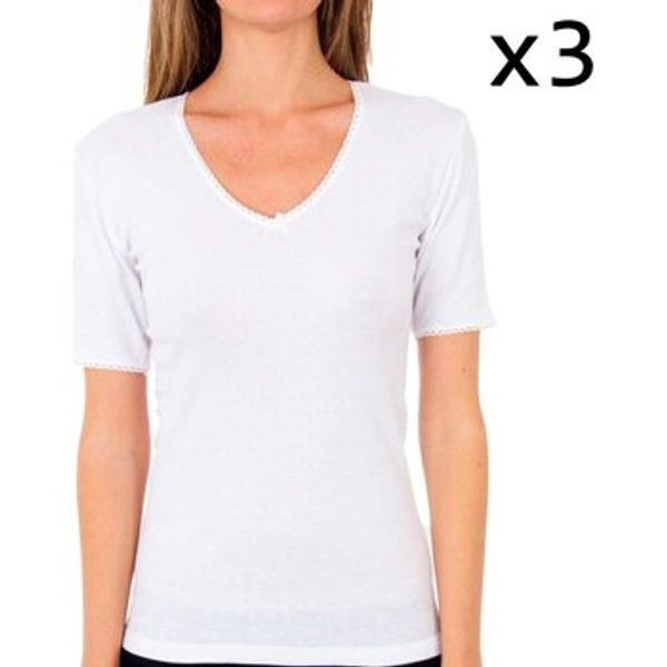 Abanderado Abanderado  Majice kratkih rukava APP01BS-BLANCO  Abanderado