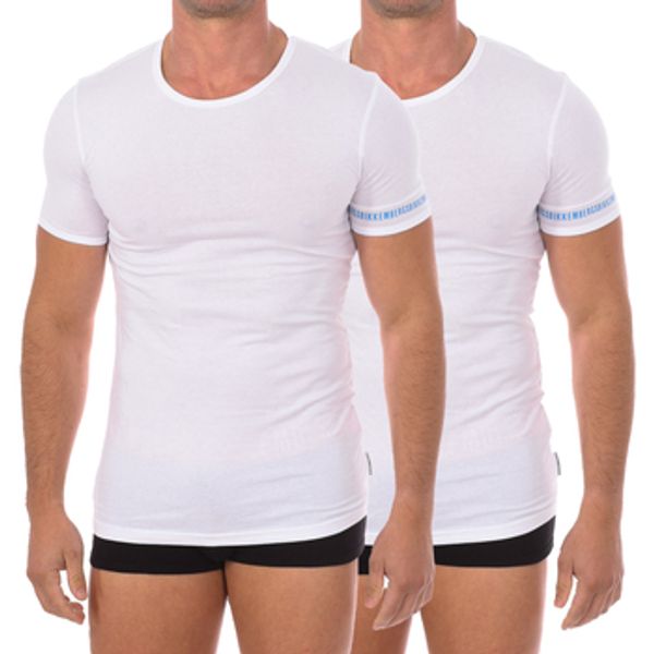 Bikkembergs Bikkembergs  Majice kratkih rukava BKK1UTS05BI-WHITE  Bikkembergs
