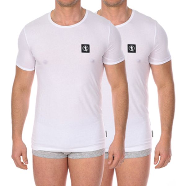 Bikkembergs Bikkembergs  Majice kratkih rukava BKK1UTS07BI-WHITE  Bikkembergs