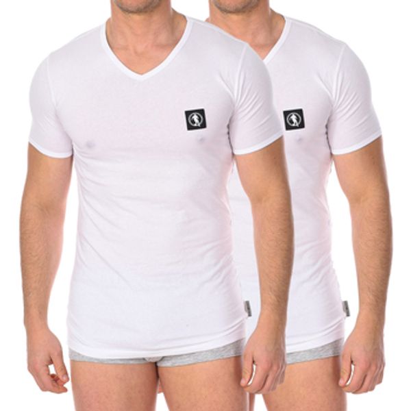 Bikkembergs Bikkembergs  Majice kratkih rukava BKK1UTS08BI-WHITE  Bikkembergs